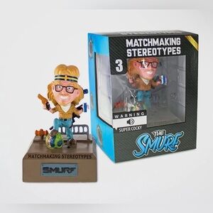 NIB Matchmaking Stereotypes - The Smurf Collectible with Personalities